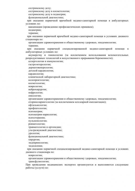 Выписка  из реестра лицензий страница 2